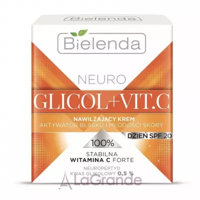 Bielenda Neuro Glycol + Vit C Moisturizing Day Face Cream SPF 20 -   SPF 20