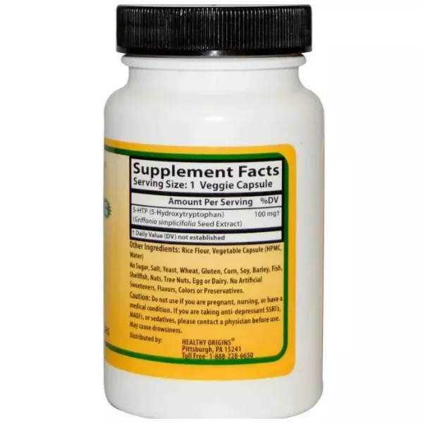 Healthy Origins 5-HTP 100 mg 5-ó��������������� 100 �� � ��������