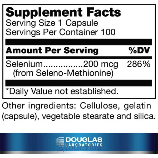 Douglas Laboratories Seleno Methionine ����� ������� 200 ���