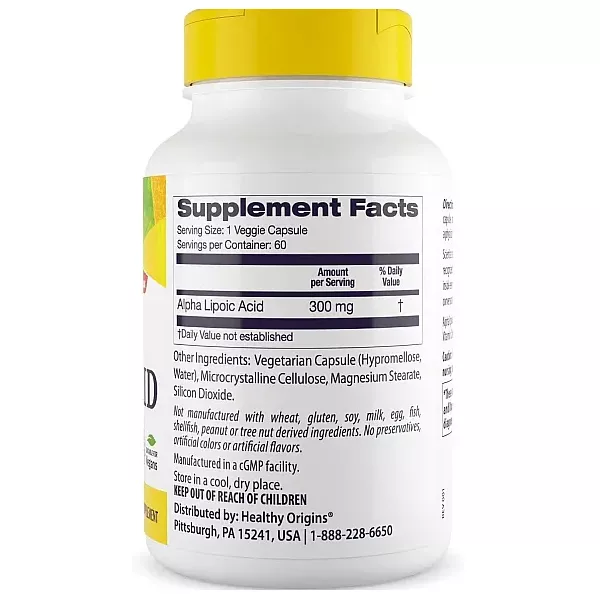 Healthy Origins Alpha Lipoic Acid 300 mg �����-����� ������� 300 �� � ��������