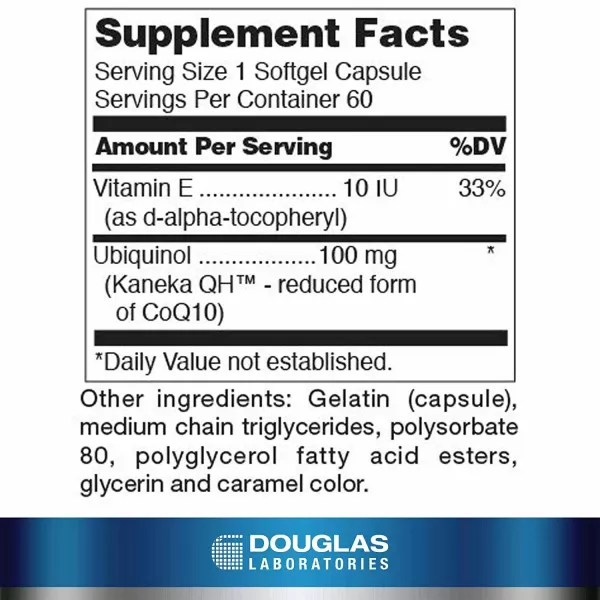 Douglas Laboratories Ubiquinol-QH �������� (�������� �������� � ��������-���������� �������)