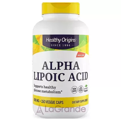 Healthy Origins Alpha Lipoic Acid 600 mg -  600   