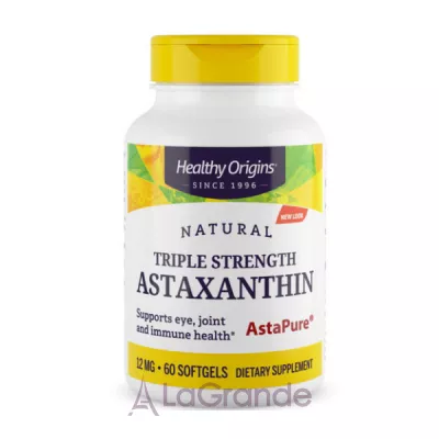 Healthy Origins Astaxanthin 12 mg  12   