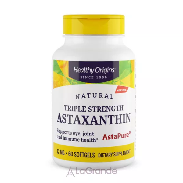 Healthy Origins Astaxanthin 12 mg ����������� 12 �� � ��������