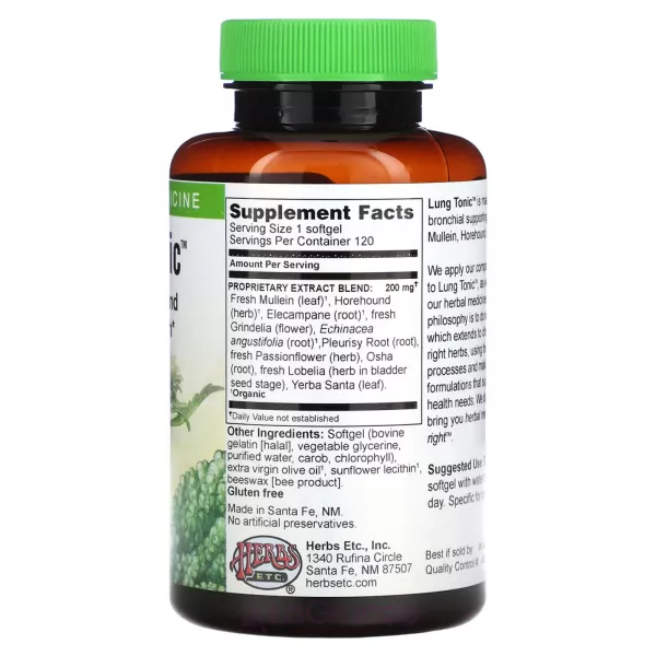 Herbs Etc Lung Tonic ����� ��� ������