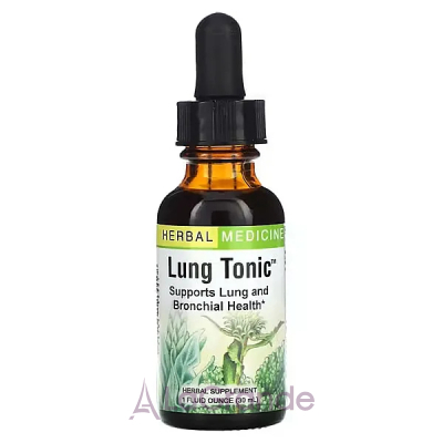 Herbs Etc., Lung Tonic, Liquid Extract, 1 fl oz (30 ml) г    (Lung Tonic) 30 