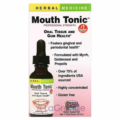 Herbs Etc., Mouth Tonic, 1 fl oz (30 ml)   '   (Mouth Tonic) 30 