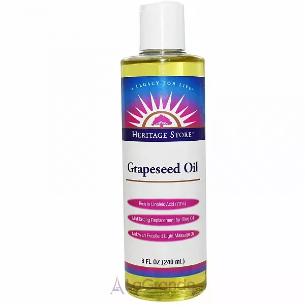 Heritage Store Grapeseed Oil ��� ����������� ������� ��� ���������� ����