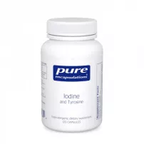 Iodine & Tyrosine, Pure Encapsulations, 120 caps ��� � ������� (Iodine&Tyrosine) 225 ���/500 �� 120 ������