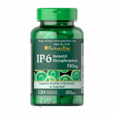 IP-6 Inositol Hexaphosphate 510 mg, 120 Capsules IP-6  (IP-6 Inositol Hexaphosphate) 510  120 