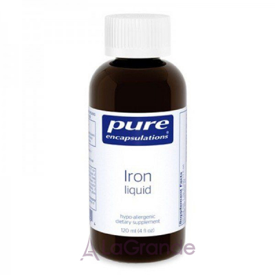 Iron liquid, Pure Encapsulations, 120 ml  (Iron liquid) 15  120 