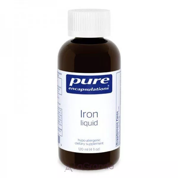 Iron liquid, Pure Encapsulations, 120 ml ������ (Iron liquid) 15 �� 120 ��