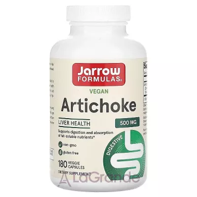 Jarrow Formulas, Artichoke 500, 500 mg  (Artichoke) 500  180 