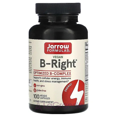 Jarrow Formulas, B-Right, 100 Capsules   B  (B-Right) 100 