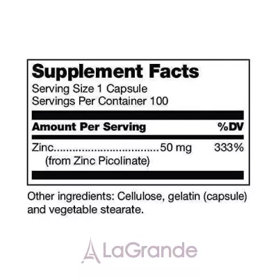 Douglas Laboratories Zinc Picolinate   50 