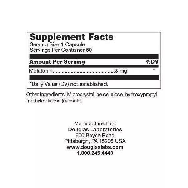 Douglas Laboratories Melatonin ��������� 3 ��