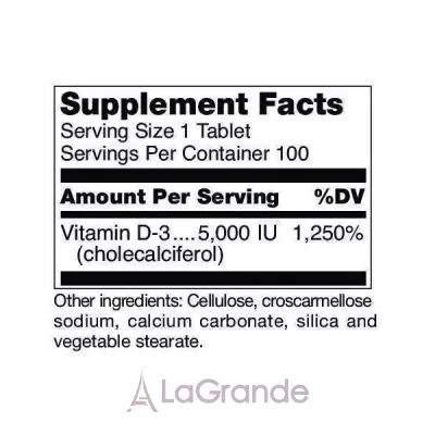 Douglas Laboratories Vitamin D 5000 IU  D 5000 