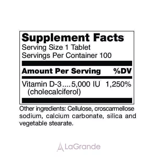 Douglas Laboratories Vitamin D 5000 IU ³���� D 5000 ��