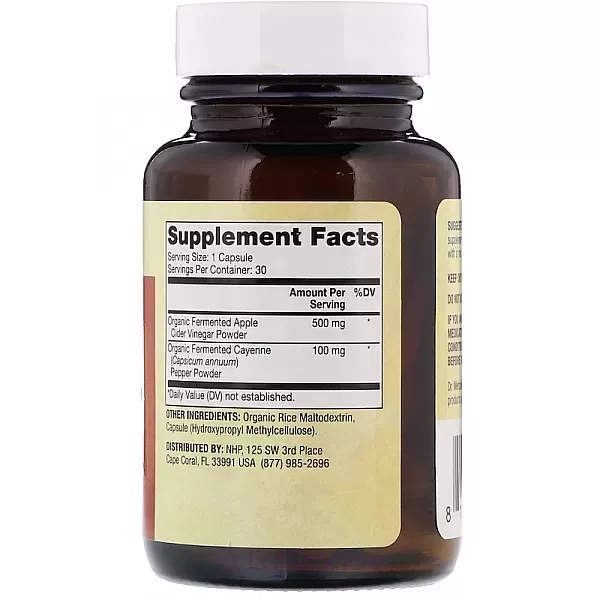 Dr. Mercola Apple Cider Vinegar and Cayenn �������� ���� �� ���������� ������