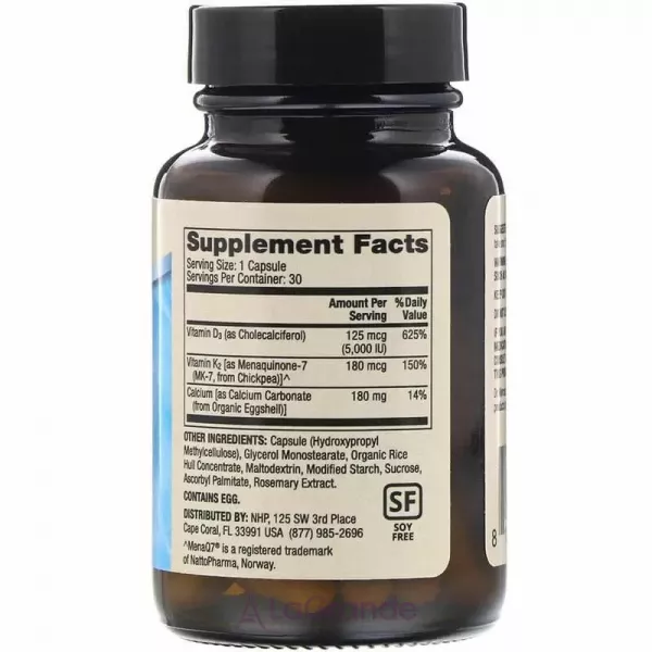 Dr. Mercola Calcium with Vitamins D3 and K2 ������� � �������� D3 �� K2