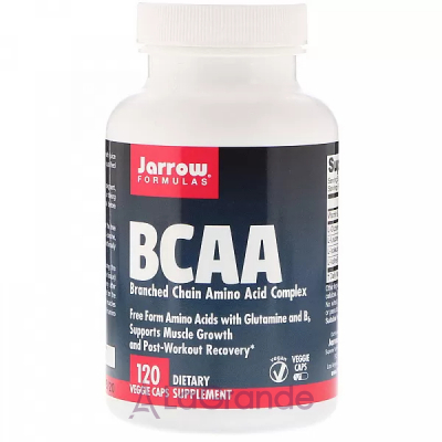 Jarrow Formulas, BCAA, Branched Chain Amino Acid Complex, 120 Capsules   BCAA (Amino Acid) 120 