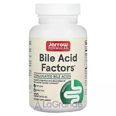 Jarrow Formulas, Bile Acid Factors, 120 Capsules   (Bile acid factors) 120 