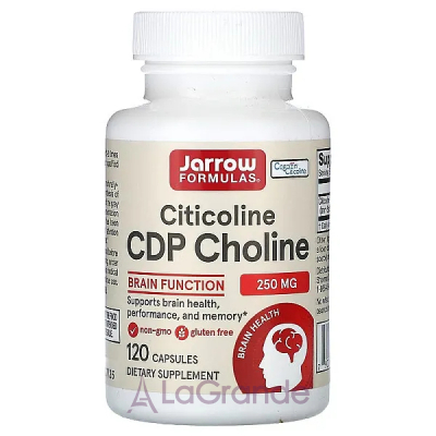 Jarrow Formulas, Citicoline, CDP Choline, 250 mg, 120 Capsules     (CDP Choline) 250  120 