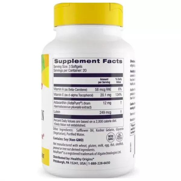 Healthy Origins Astaxanthin 4 mg ����������� 4 �� � ��������