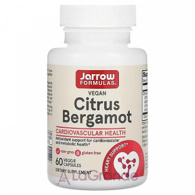 Jarrow Formulas, Citrus Bergamot, 500 mg, 60 Veggie Caps  (Citrus Bergamot) 500  60 