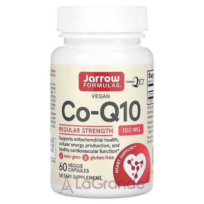 Jarrow Formulas, Co-Q10, 100 mg, 60 Veggie Caps  CoQ10 ( CoQ10) 100  60 