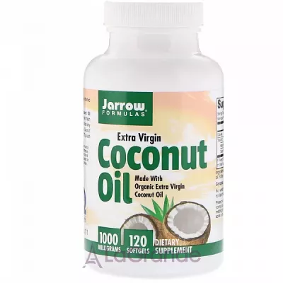 Jarrow Formulas, Coconut Oil, Extra Virgin, 1,000 mg, 120 Softgels   (Coconut Oil) 1000  120 