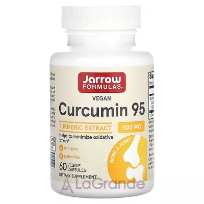 Jarrow Formulas, Curcumin 95, 500 mg, 60/120 Veggie Caps  (Curcumin) 500  60/120 