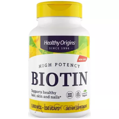 Healthy Origins Biotin 5000 mcg  5000   