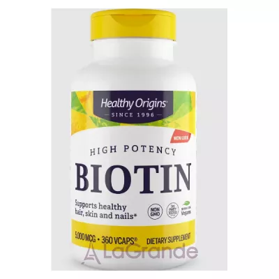 Healthy Origins Biotin 5000 mcg  5000   