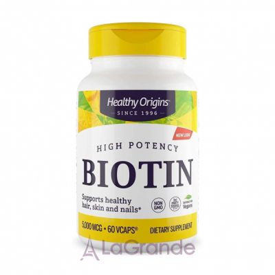 Healthy Origins Biotin 5000 mcg  5000   