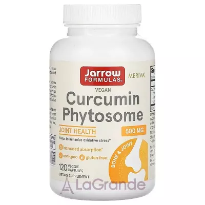 Jarrow Formulas, Curcumin Phytosome, 500 mg, 60/120 Veggie Caps Գ  (Curcumin phytosome) 500  60/120 