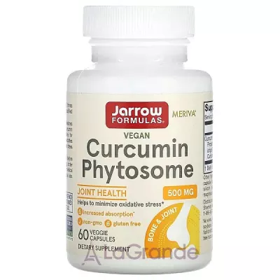 Jarrow Formulas, Curcumin Phytosome, 500 mg, 60/120 Veggie Caps   (Curcumin phytosome) 500  60/120 