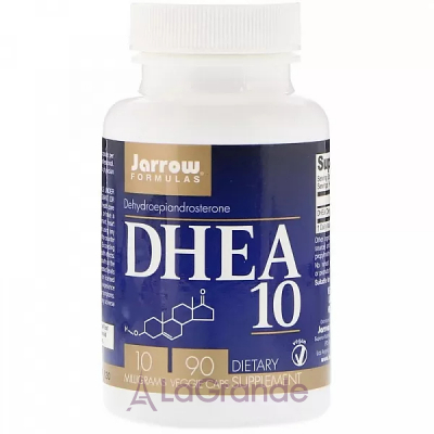 Jarrow Formulas, DHEA 10, 10 mg, 90 Capsules  (DHEA 10) 10  90 