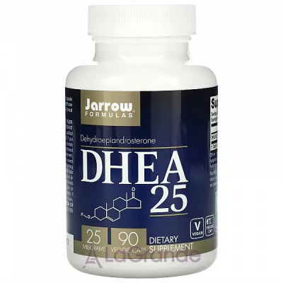 Jarrow Formulas, DHEA 25, 25 mg, 90 Capsules  (DHEA 25) 25  90 