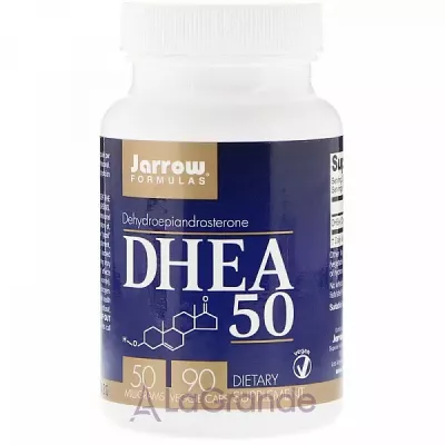 Jarrow Formulas, DHEA 50, 50 mg, 90 Capsules  (DHEA 50) 50  90 