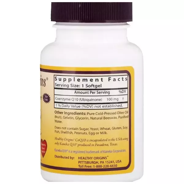 Healthy Origins COQ10 100 mg (Kaneka Q10) ������� Q10 100 �� � ����������� ��������