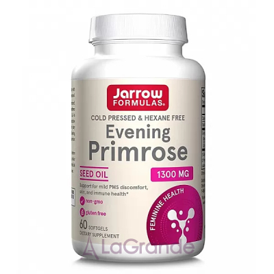 Jarrow Formulas, Evening Primrose, 1300 mg, 60 Softgels    (Evening Primrose) 1300  60 