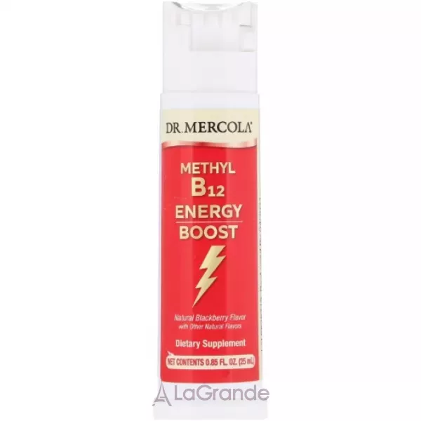 Dr. Mercola B12 Energy Boost ³���� �-12 (��������� ����㳿), � ������ �����