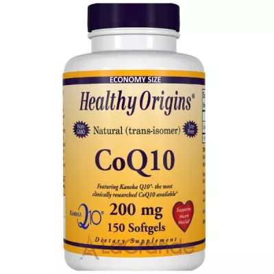 Healthy Origins COQ10 200 mg (Kaneka Q10)  Q10 200    