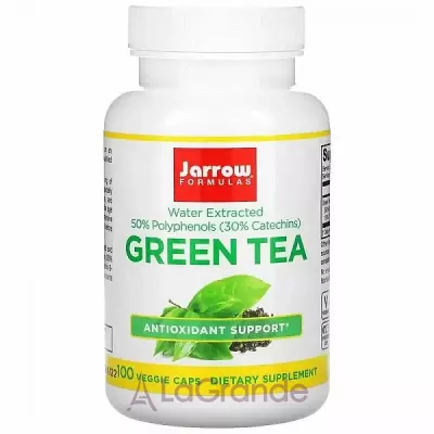 Jarrow Formulas, Green Tea, 500 mg, 100 Veggie Caps   (Green Tea) 500  100 