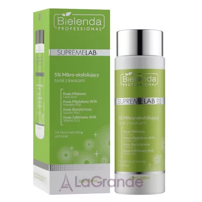 Bielenda Professional Supremelab 5% Micro-exfoliating Acid Toner -   