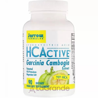 Jarrow Formulas, HCActive Garcinia Cambogia Extract, 90 Veggie Caps    (HCActive Garcinia Cambogia Extract) 90 