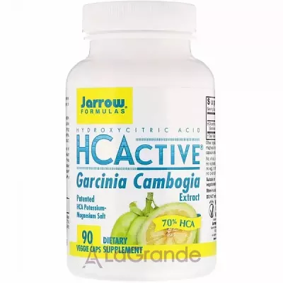 Jarrow Formulas, HCActive Garcinia Cambogia Extract, 90 Veggie Caps    (HCActive Garcinia Cambogia Extract) 90 