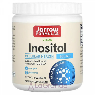 Jarrow Formulas, Inositol, 600 mg, 8 oz (227 g)  (Inositol) 600  227 