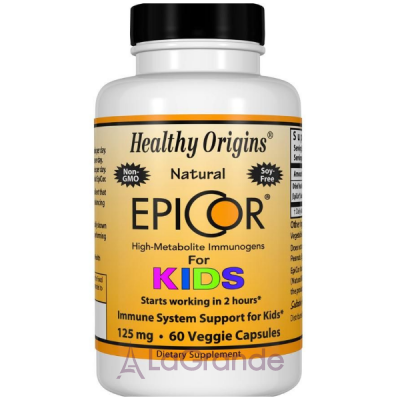 Healthy Origins Epicor for Kids 125 mg    125   